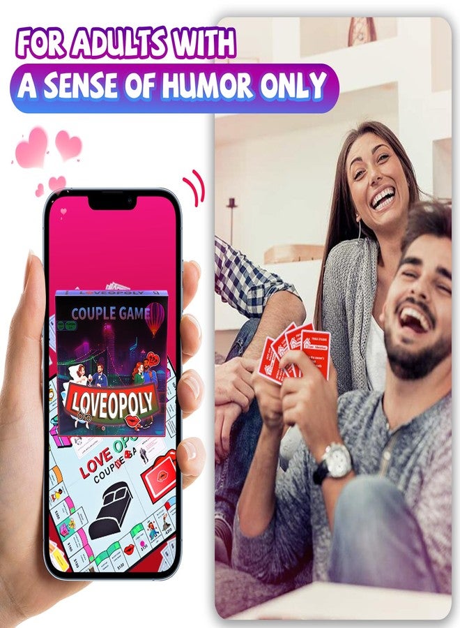 Aodomis LOVEOPOLY: Fun Couples Board Game for Date Nights & Conversations - Build Connection with Playful Challenges (2-4 Players) - Image 5